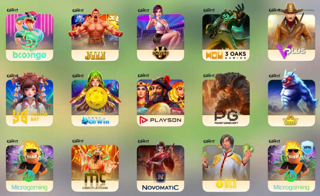 providers games gday77 casino